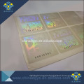 Custom 3d micro text laser anti-counterfeiting hologram security label sticker